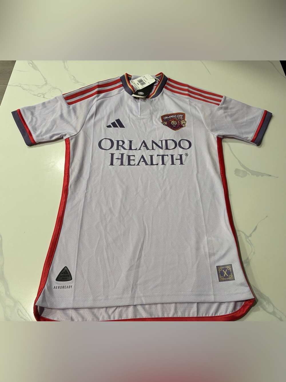 Orlando City SC MLS Adidas Men’s Game Jersey (X-Small) Retails For $150